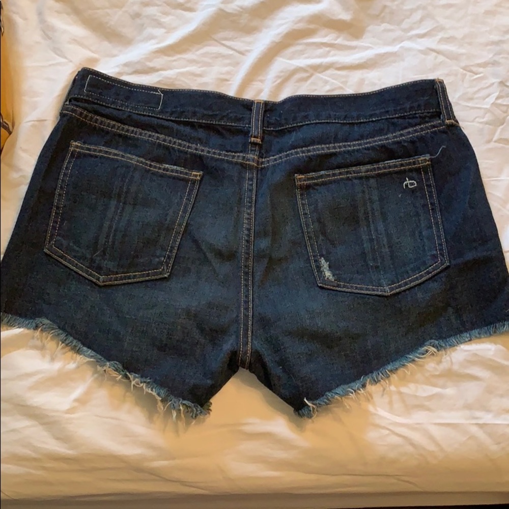 rag & bone Doris cut off denim shorts size 28 - Picture 4 of 5